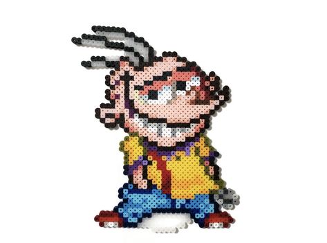 Mythology Crafts, Pixel Art Designs, Geek Mythology, Art Figures, Graph Paper Drawings, Ed Edd N Eddy, Ed Edd, Pixel Drawing, Bead Sprite