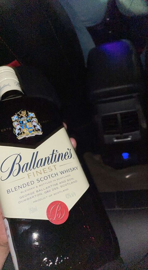 Alcohol Snaps Snapchat, Ballentine Whisky Snap, Whisky Snapchat, Alcohol In Car Snapchat, Bacardi Snap, Alchole Bottle Snap, Drink In Car, Alchole Bottle Aesthetic, Daru Bottle Drinks