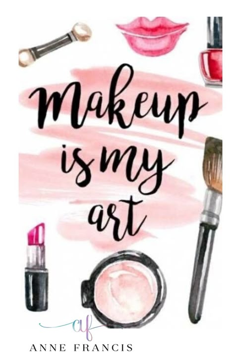 If makeup is your art/passion, send me a message at: www.m.me/annefrancis.me Makeup Is My Art, Makeup Wallpaper, My Art, Makeup, White, Black, Art, Make Up