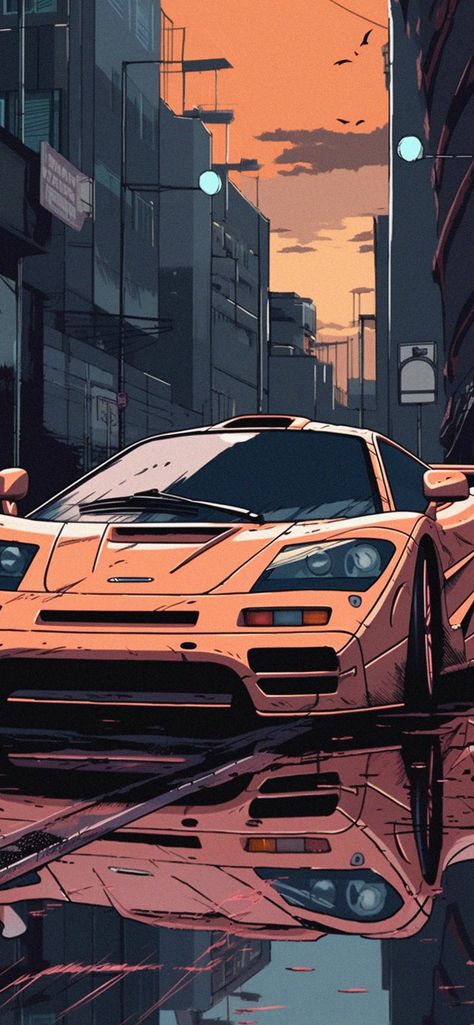 Mclaren F1 Wallpapers, Mclaren F1 Lm, Car Wallpaper For Mobile, City Wallpapers, F1 Wallpapers, Retro Painting, Cool Car Drawings, Best Jdm Cars, Car Artwork