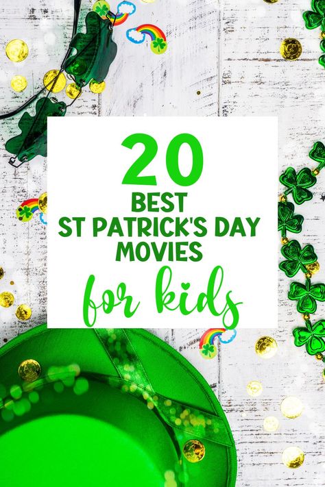 St Patrick's Day Movies For Kids, Irish movies for kids, leprechaun movies for kids, movies about leprechauns At Patrick’s Day Leprechaun, St Patricks Day Movies Families, St Patricks Day Movies, St Patricks Day Movie, Patrick Movie, Luck Movie, Leprechaun Movie, Toddler Shows, Irish Movies