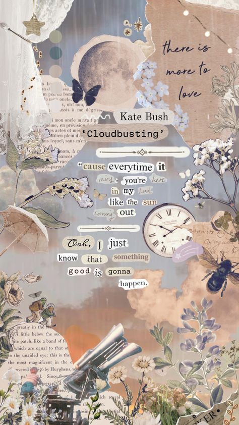 Cloudbusting (Goodness, I just love this song…) #katebush #rain #lyrics #aesthetic #clouds #cloud #pastel #blue #purple #nature #flowers Rain Lyrics, Aesthetic Clouds, Woodland Art, Bullet Journal Aesthetic, Love This Song, Lyrics Aesthetic, Journal Aesthetic, Nature Flowers, Scrapbook Journal