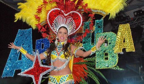 Carnaval Queen Aruba Bahamas Carnival Costume, Carnaval Aruba, Aruba Flag, Caribbean Carnival Costumes, Aruba Sunset, Oranjestad Aruba, Caribbean Carnival, Three Kings, Carnival Themes