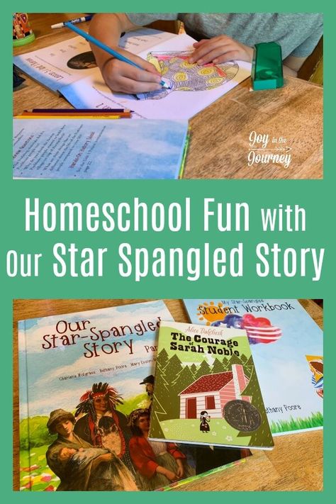 Homeschool Fun with Our Star Spangled Story - Joy in the Journey Homeschool History Elementary, Our Star Spangled Story, Stars Unit Study, Homeschool Astronomy Elementary, 2nd Grade American History, Art History Aesthetic, Elementary History, History Aesthetic, Funny Art History