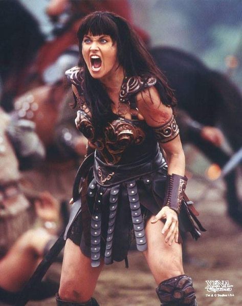 Xena: Warrior Princess Appreciation Post Xena Costume, Xena Warrior Princess Cast, Warrior Princess Costume, Paddy Kelly, Lucy Lawless, Marie Claire Magazine, Xena Warrior Princess, Xena Warrior, Princess Photo