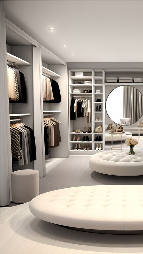 Dream Closet Design, Walk In Closet Design, Luxury Closets Design, Closet Decor, Luxury Bedroom Master, Dream House Rooms, Luxury Homes Dream Houses, Dressing Room Design, Luxury House Designs