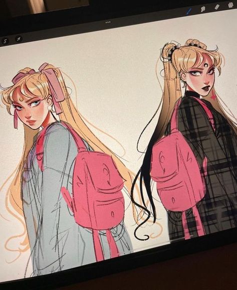 Sweeney Boo, Sailor Moon Character, Character Design Sketches, Usagi Tsukino, Introverted, Comic Artist, Manga Drawing, Design Sketch, Magical Girl