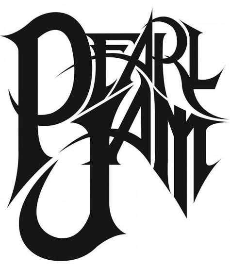 Pearl Jam logo Jam Iphone, Pearl Jam Tattoo, Pearl Jam Art, Pearl Jam Shirt, Band Logo Design, Rock Band Logos, Pearl Jam Eddie Vedder, Punk Patches, The Jam Band