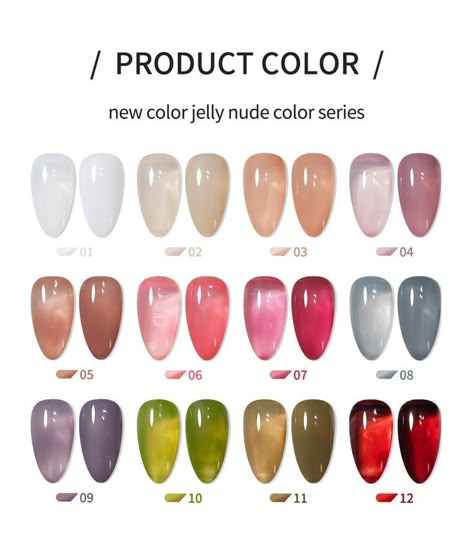 Nail Color 2023, Jelly Nails Gel, 2023 Nail Colors, Nail Colors 2023, Jelly Nail, Hello Nails, Pretty Gel Nails, Really Cute Nails, Soft Nails