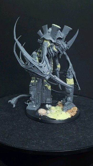 Neurotyrant Tyranid, Tyranid Hive Tyrant, Winged Hive Tyrant, Hive Tyrant Conversion, Grimdark Tyranids, Tyranid Kitbash, Tyranid Conversion, Hive Tyrant, Tyranid Hive