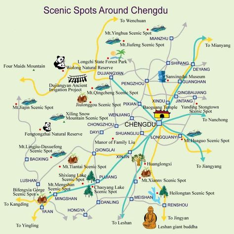 Essential Intro: Chengdu of Sichuan Province [Top Sights, Food,Transport, & Map] | Welcome To China Transport Map, Moving To China, China Travel Guide, Old Dishes, Southwest Region, China Trip, Chengdu China, China Map, Sichuan China