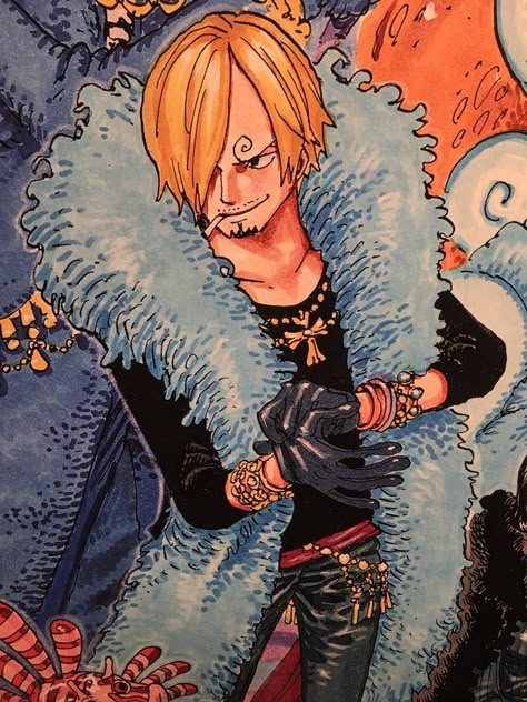 Sanji Official Art, Ugly Outfits, Sanji Vinsmoke, Art Tools Drawing, One Piece Drawing, One Piece Images, One Piece Fanart, One Piece Manga, Art Icon