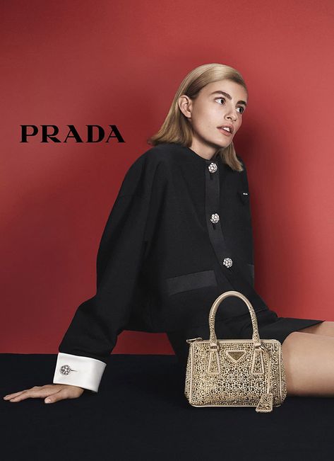 Damson Idris, Diana Silvers, Prada Aesthetic, Prada Gifts, David Sims, Holiday 2022, Holiday Campaign, British Actors, Lady Dior Bag