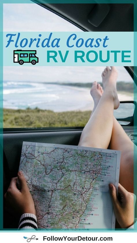 Looking for a great route along the coast of #Florida for your RV road trip? This one features 5 great Florida State Parks, beautiful beaches like Clearwater, awesome cities like St. Augustine, sunsets, and water front parking. It also recommends things t Rv Travel Destinations, California Beach Camping, Rv Destination, Florida Camping, Rv Camping Tips, Camping Trailers, Rv Road Trip, Florida State Parks, Camping Destinations