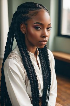 Detailed Cornrows, Hairstyles Braiding Hair, Ponytail Hairstyles Braid, Hair Braids For Long Hair, Queen Braids, Hair Braided Ponytail, Braiding Hairstyle, Braid Hair Styles, Short Bleached Hair