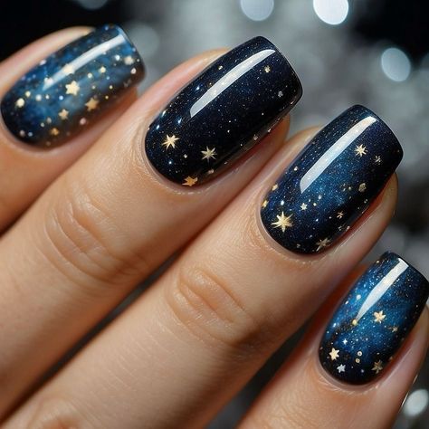 Nails Starry Night, Best Summer Nail Color, Nail Shapes Square, Colors For 2024, Summer Nail Colors, Gel Pedicure, Glitter Art, Nail Forms, Nail Patterns