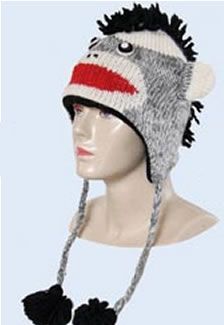 Winter Hats for Women - Sock Monkey Punk Hat Punk Hat, Fun Accessories, Sock Monkey, Winter Hats For Women, Cute Gift, New Kids, Beanie Hat, Dance Costumes, Socks Women