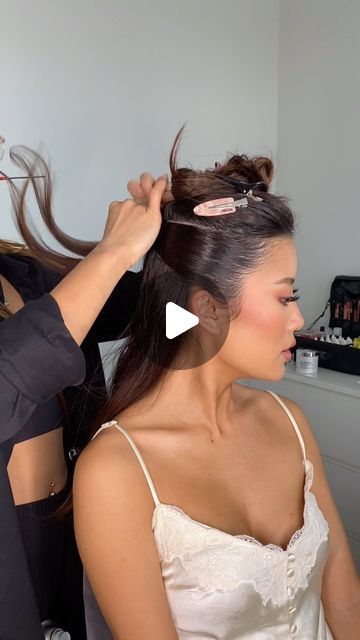 22K likes, 141 comments - chrisstylesmaihair on August 7, 2023: "HOW TO CREATE THE SNATCHED HAIR DOWN LOOK! @mya.tran // Makeup @traceytruong_ // Hair by me! Us..." Snatched Wedding Hair, Hair Up Going Out, Sleek Sides Hair Down, Sleek Back Hair Down, Slick Back Hairdos, Sleek Party Hairstyles, Slick Back Hairstyles Wedding, Sleek Hairdo Wedding, Hair Down Front Slicked Down