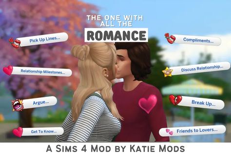 The One With All The Romance - v1.1 Sims 4 Breakup Mod, Sims 4 Love Mod, Sims 4 Interactions, Sims 4 Adult Mods, Sims 4 Skills, Sims 4 Pack, Ts4 Mod, Sims 4 Jobs, Relationship Milestones