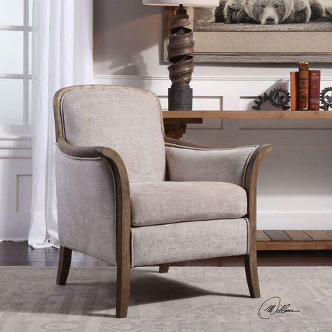 Shades Of Taupe, Modern Glam Living Room, Uttermost Furniture, Glam Living Room, Accent Arm Chairs, Upholstered Arm Chair, Way Down, Accent Furniture, Furniture Chair