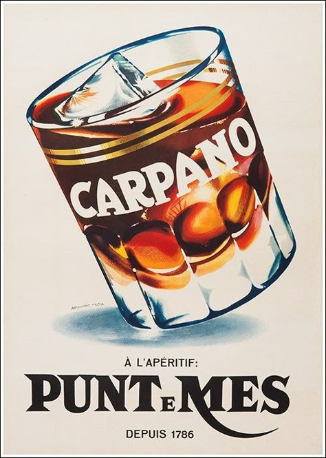 Ads Poster, Vintage Italian Posters, Vintage Advertising Art, Italian Posters, Italy Wine, Vintage Advertising Posters, Old Advertisements, Retro Advertising, Vermouth