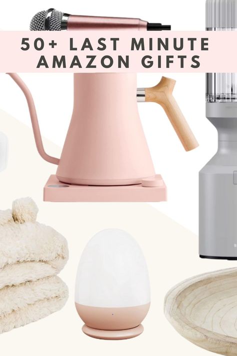 If you're scrambling to find a last minute gift from Amazon but overwhelmed with choice, here are the best Amazon gift ideas for last minute shoppers. Find last minute Amazon gift ideas for women, last minute Amazon gift ideas for men, Amazon home decor gift ideas, and last minute Amazon gift ideas for families. | last minute amazon gifts | last minute christmas gifts amazon | last minute birthday gifts amazon | last minute gift ideas amazon | best gift ideas on amazon Cheap Amazon Finds, Gift Ideas For Families, Best Items On Amazon, Gifts From Amazon, Amazon Gift Ideas, Best Amazon Gifts, Amazon Christmas Gifts, Best Amazon Finds, Gifts Amazon