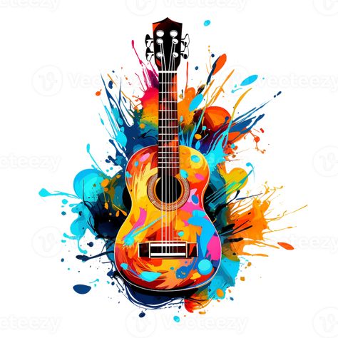 Abstract Illustration of Musical Instruments Ai Generative Abstract Illustration, Free Png, Musical Instruments, Musical, Royalty, Royalty Free, Clip Art, Illustrations