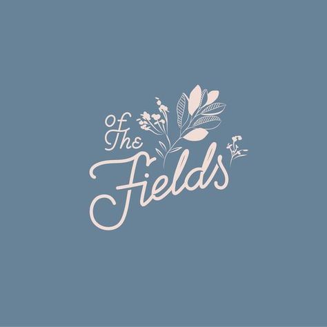 Of the Fields Floral Design — Laura Bennett Design This logo was created for a client based in Nashville, TN in development with their new Floral Arrangement business. The passion and vision behind the brand Of the Fields Floral stemmed from childhood memories of picking wildflower bouquets. I worked with the client to visually display their ideas into a concise design direction for branding. Floral Shop Logo Design, Flower Farm Branding, Colorful Logo Ideas, Flower Farm Logo, Ideas For Boutique, Wildflower Bouquets, Floral Branding, Floral Graphic Design, Three Roses