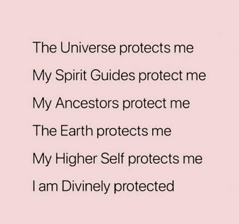 I Am Divinely Protected, Divinely Protected, My Higher Self, Spirituality Affirmations, Divine Feminine Spirituality, Healing Affirmations, Spiritual Prayers, Energy Healing Spirituality, Vision Board Manifestation