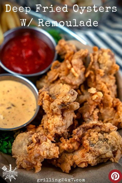 Southern Deep Fried Lobster, Fish Fry Recipe Deep Frying, Fried Oysters Easy, Fried Oyster Recipes, Fried Oysters Recipe, Oysters Recipes, Deep Fried Oysters, Alabama Food, Cooked Oysters