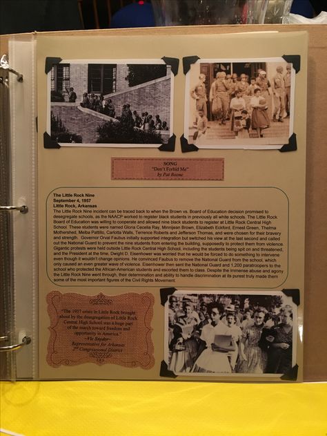 Civil Rights Movement Scrapbook Project Honors Social Studies Scrapbook Projects For School, History Scrapbook, Projects For School, Scrapbook Project, Lesson Activities, School Scrapbook, Scrapbook Gift, Educational Board, Teaching Social Studies