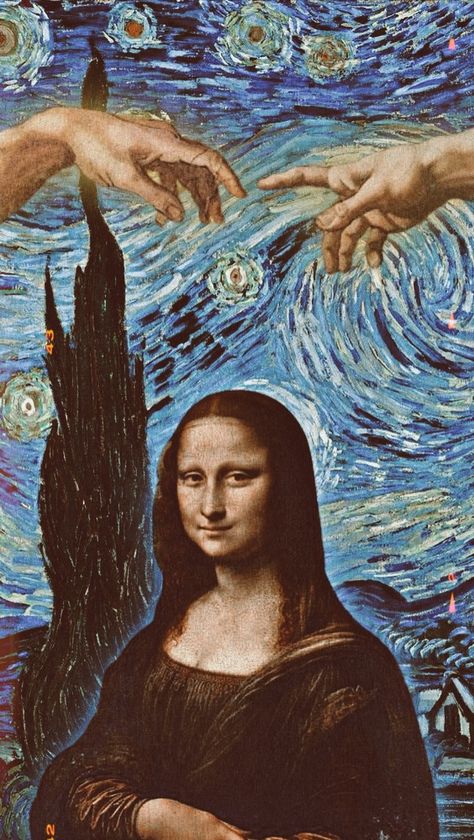 Mona Lisa Collage, Monalisa Wallpaper, Optical Illusion Drawing, Illusion Drawings, Dremel Wood Carving, Dremel, Vintage Aesthetic, Student Art, Optical Illusions