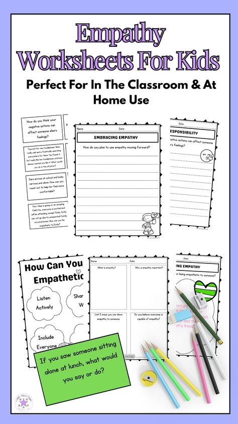 empathy for kids, empathy activities for kids, kids empathy activities. Empathy Activities For Kids, Classroom Corner, Empathy Activities, Kids Printables, Busy Parents, Free Activities, Teacher Classroom, Worksheets For Kids, Printables Kids