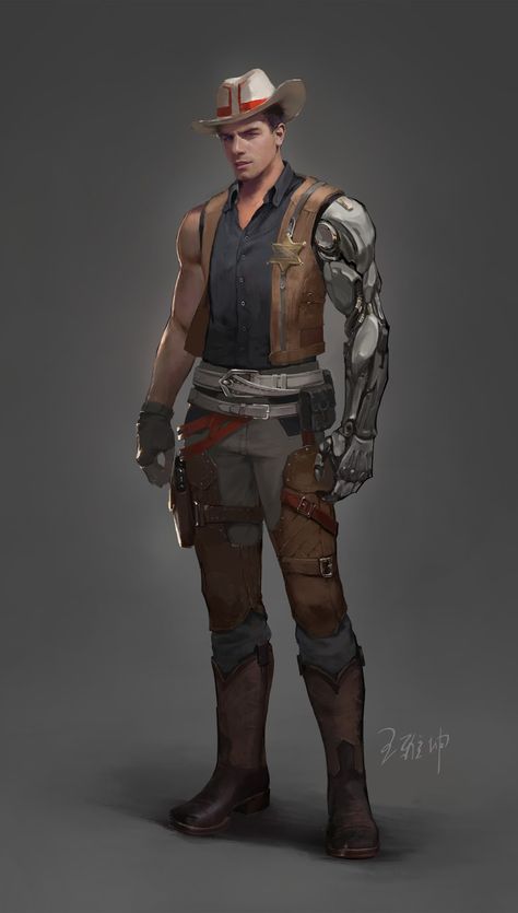 Western Gunslinger Art, Concept Artist Portfolio, Cowboy Character Design, Anna Cattish, Cyberpunk Rpg, Character Design Challenge, Apocalypse Art, Star Wars Concept Art, Sucker Punch