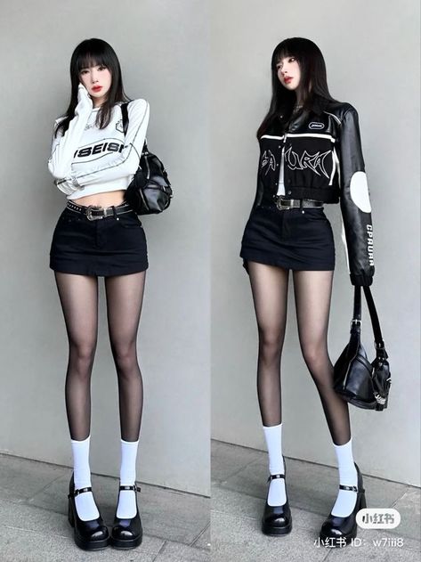 Rok Mini, Fashionista Clothes, Mode Inspo, Baggy Pants, Edgy Outfits, Kpop Outfits, Casual Style Outfits, Kpop Fashion, Tech Design