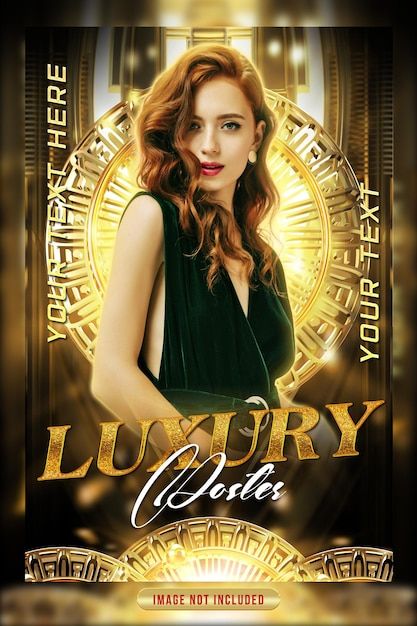 Luxury poster Premium Psd | Premium Psd #Freepik #psd #banner #poster #birthday #gold Party Design Poster, Club Background, Luxury Poster, Certificate Of Achievement Template, 3d M, Birthday Gold, Graphic Design Photo, Portfolio Design Layout, Beauty Posters