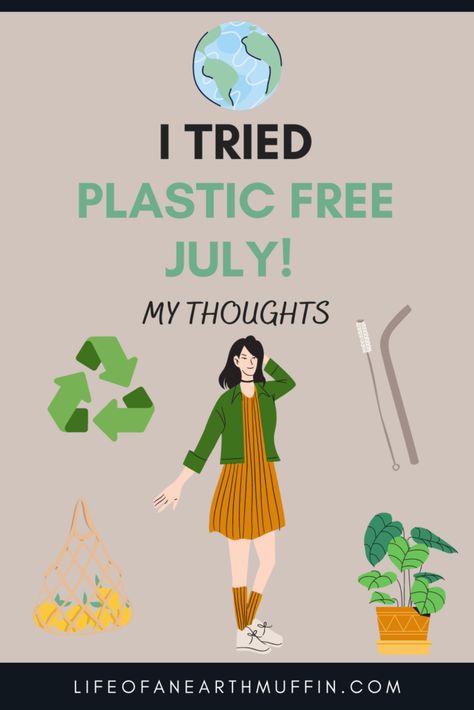 I Tried the Plastic Free July Challenge – My Thoughts July Challenge, Plastic Free July, Reusable Sandwich Bags, Plastic Alternatives, Plastic Free Living, Eco Friendly Brands, Best Water Bottle, Cotton Swabs, Free Living