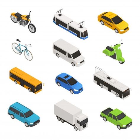 Police Car Lights, Isometric Icons, Web Design Icon, Trolley Bus, Computational Design, Icon Set Design, Art Place, Car Protection, Vinyl Sticker Design