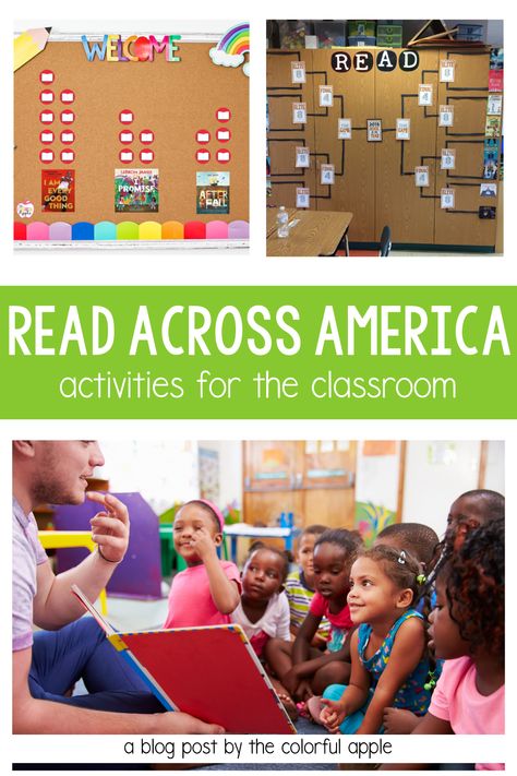 Read Across America Ideas, Read Across America Activities, Reading Engagement Strategies, Classroom Elementary, Dr Seuss Activities, Dr Seuss Day, Read Across America, Wake Ideas, Elementary Library