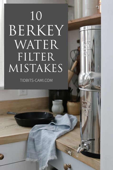 Berkley Water Filter, Water Filter Diy, Berkey Water Filter, Water Health Benefits, Best Water Filter, Water Station, Rv Ideas, Filter Design, Gallon Of Water