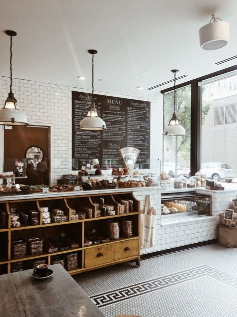 Coffee Shop Organization Ideas, Cafe Bistro Design Interiors, Cottage Cafe Interior, Apothecary Coffee Shop, Small Coffee Shop Floor Plan, Coffee Bar Design Coffeehouse, Mid Century Modern Coffee Shop, Modern Bakery Interior, Creative Cafe Interior Coffee Shop