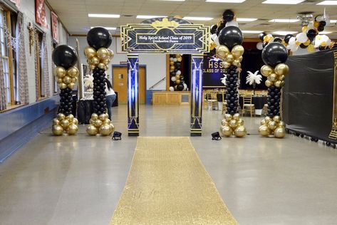 Gatsby Homecoming Theme, The Great Gatsby Hoco Theme, Middle School Dance Decorations, Great Gatsby Dance Floor, Great Gatsby Sorority Theme, The Great Gatsby Theme, Great Gatsby Prom Theme, Graduation Banquet, Great Gatsby Corporate Event