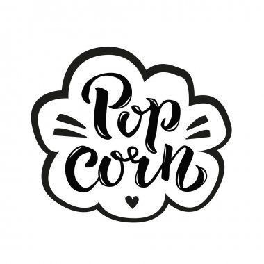 Popcorn Svg, Theatre Symbol, Popcorn Logo, Black And White Graphic Design, Theatre Logo, White Graphic Design, Food Lettering, Best Popcorn, Black And White Graphic