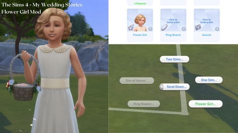 Sims 4 Wedding Stories Cc, Sims 4 My Wedding Stories, Sims 4 Religion Mod, Sims 4 Wedding Stories, Sims 4 Wedding Animation, Whimsy Stories Sims 4, Wedding Girl, Wedding Story, Sims 4 Mods