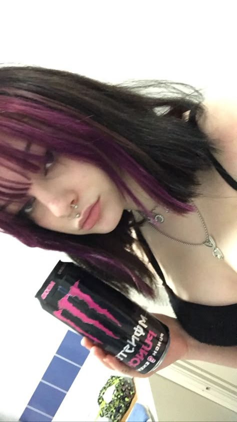 Hair Dye, Purple Hair, A Woman, Dye, Purple, Hair, Black