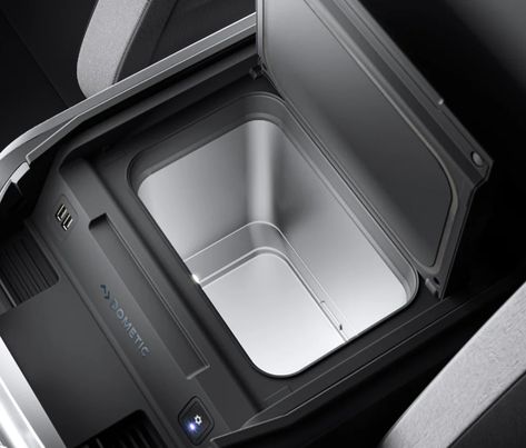 On-the-Road Hack: Outfit Your Truck With Dometic's CCF-T Center Console Fridge | Men's Journal Custom Center Console Truck, Center Console Truck, Hack Outfit, Custom Center Console, Cars Interior, Mobile Living, Men's Journal, Mens Journal, Small Trucks