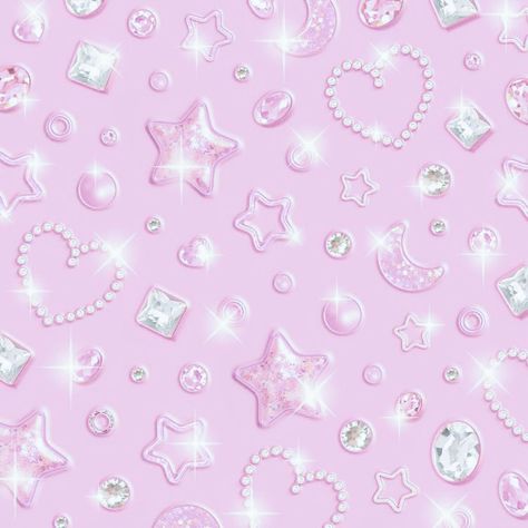 #vaek Star Wallpaper Aesthetic, Wallpaper Aesthetic Y2k, Y2k Background, Cute Pink Background, Phone Art, Collage Background, Hello Kitty Iphone Wallpaper, Aesthetic Y2k, Star Wallpaper