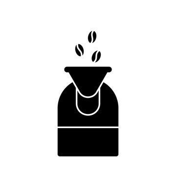 Silhouette Coffee roaster machine. Outline icon of professional equipment for roasting coffee beans. Black simple illustration. Flat isolated vector pictogram on white background #AD , #professional, #icon, #equipment, #coffee, #roasting Coffee Roaster Illustration, Coffee Roasters Logo, Coffee Roasting Illustration, Coffee Roastery Branding, Coffee Roastery Logo, Coffee Roaster Logo, Coffee Machine Illustration, Cafe Website Design, Roasting Coffee Beans