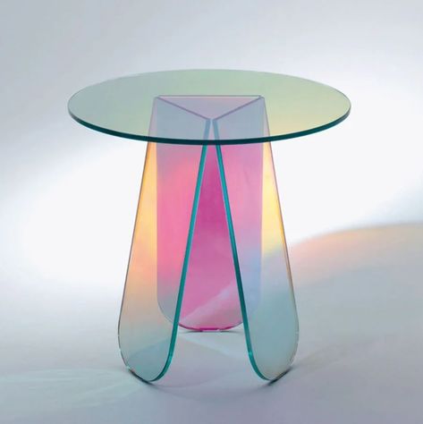 The Best Side Tables in 2021 | domino Ultrafragola Mirror, Clear Coffee Table, Crystal Table, Table For Living Room, Patricia Urquiola, Marble Side Tables, Rainbow Design, Dream Rooms, Dream House Decor