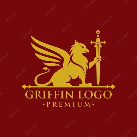 Football Logo Ideas, Griffin Tattoo, Ap Logo, Griffin Logo, Cricut T Shirts, Griffin Art, Rs Logo, Gold Logo Design, Bob Marley Art